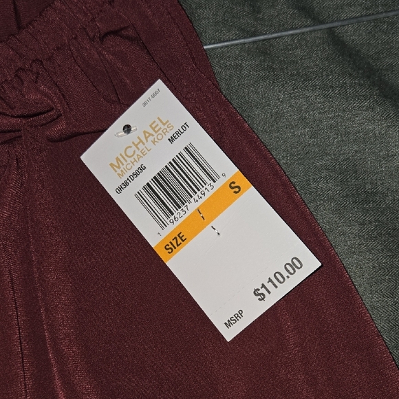 Michael Kors Merlot Wine Halter Dress - Picture 3 of 4